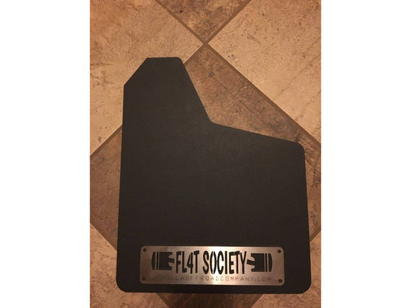 Mud Flaps / Gravel Guards - FL4T SOCIETY Custom Emblem